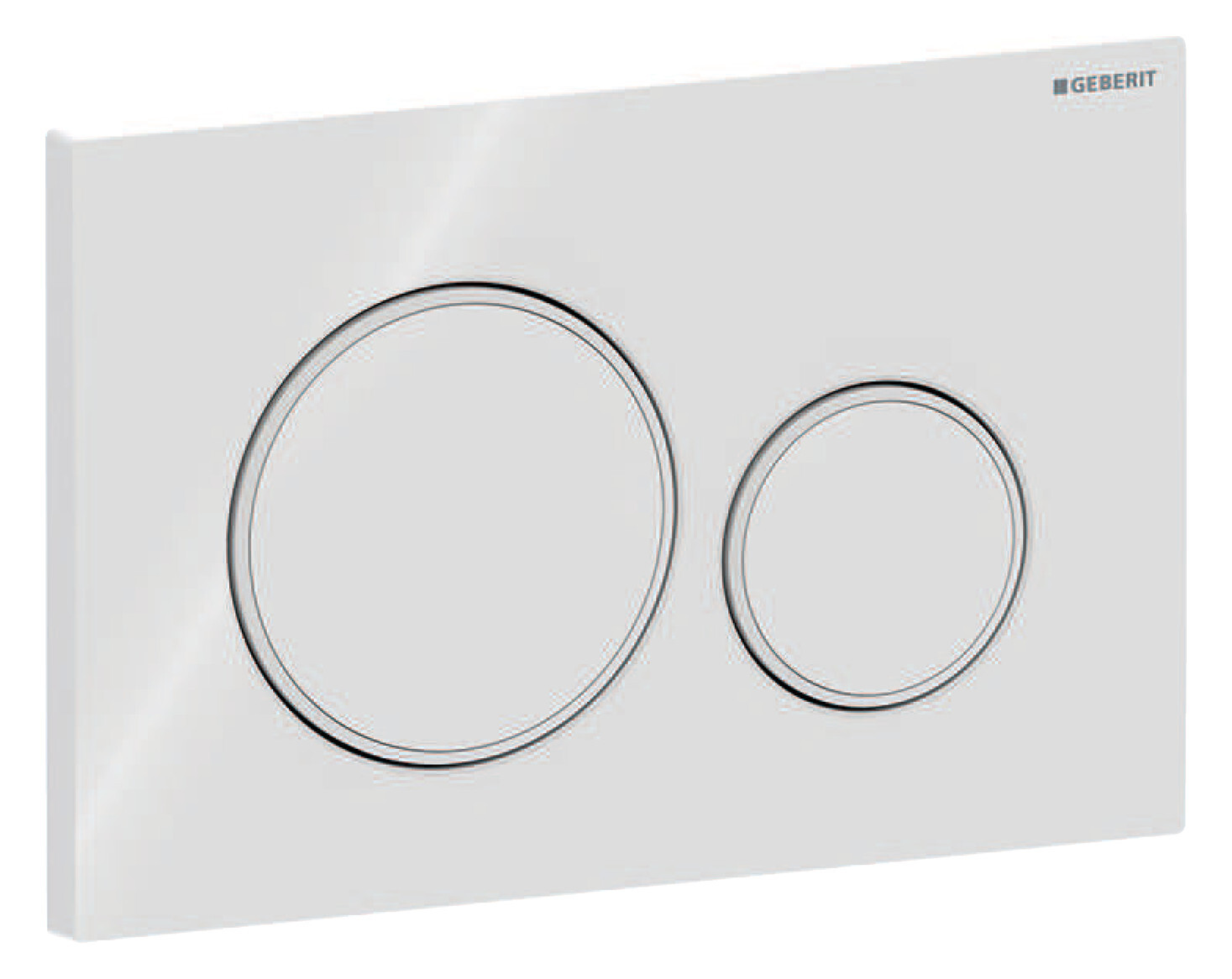 Geberit Sigma20 Betätigungsplatte Für 2-Mengen-Spülung, Rund, 115.882.11.1