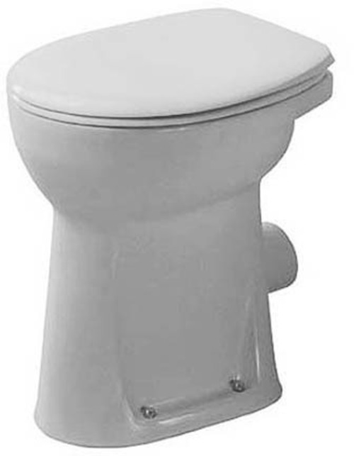 Duravit Weiss Stand-Wc Duraplus Sudan, 465+100Mm Erhöht, Abgang: Waagerecht, Weiß, 0212090000
