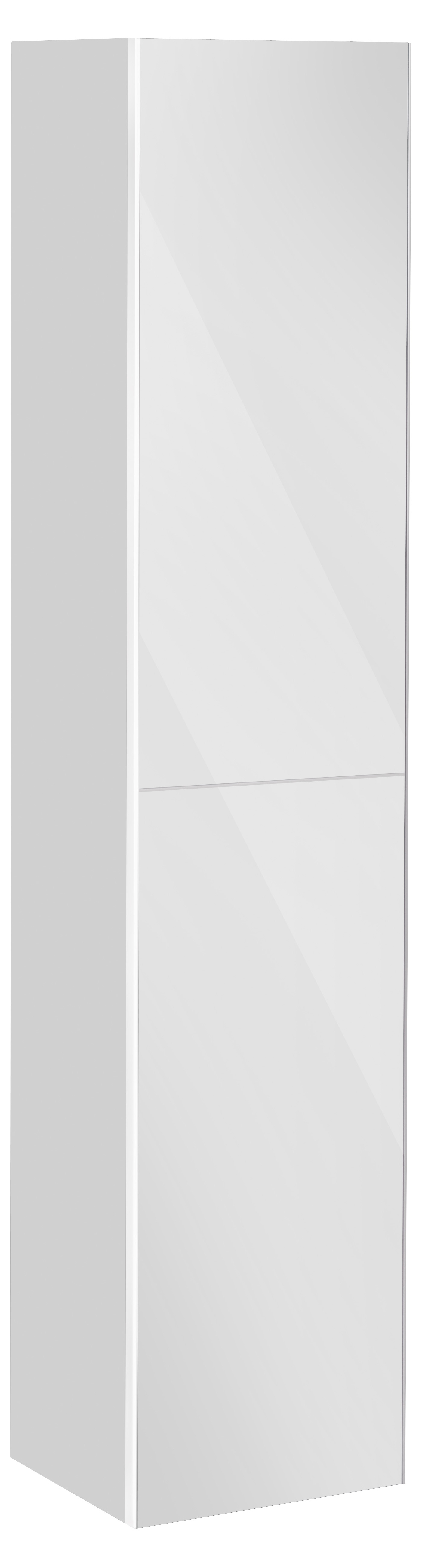 KEUCO ROYAL REFLEX Hochschrank, 1-türig, Anschlag rechts, mit Wäschekorb, 350x1670x335mm, 34031220002