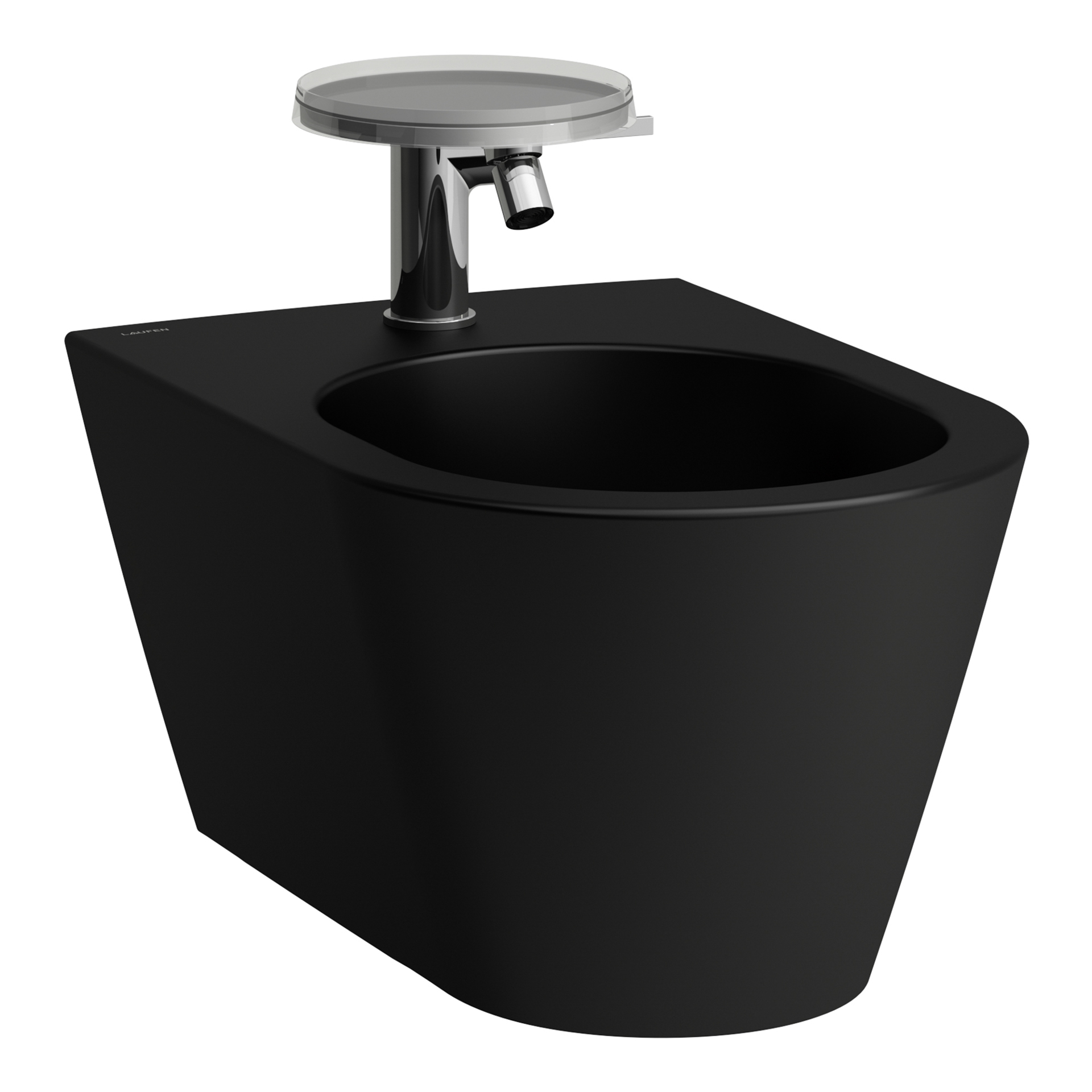 Laufen Kartell Wand-Bidet, 1 Hahnloch, 370X545x430mm, H8303317163021
