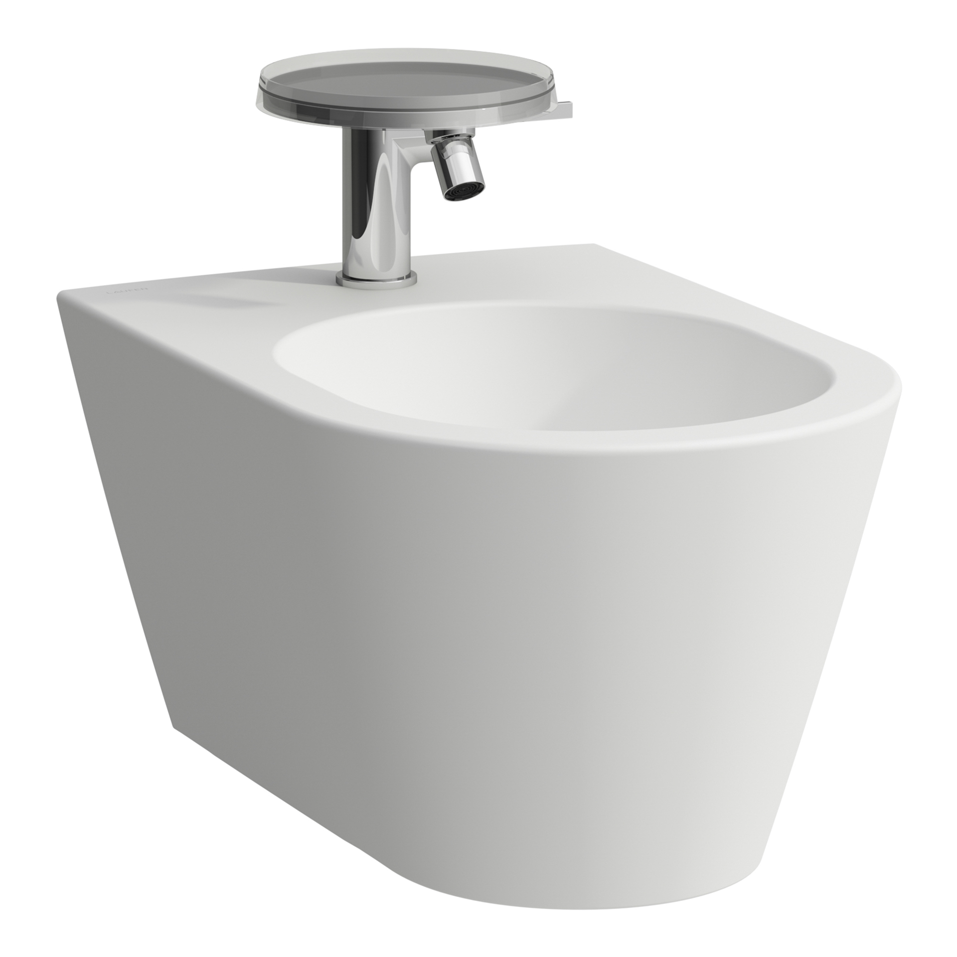 Laufen Kartell Wand-Bidet, 1 Hahnloch, 370X545x430mm, H8303317573021