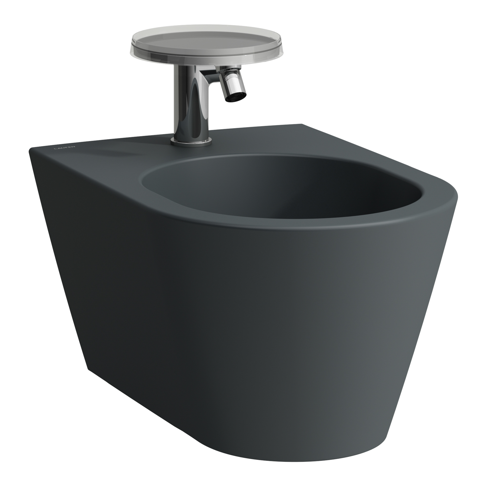 Laufen Kartell Wand-Bidet, 1 Hahnloch, 370X545x430mm, H8303317583021