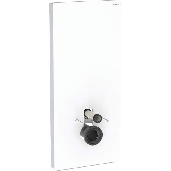 Geberit Monolith Sanitärmodul Für Wand-Wc, 114Cm, Wasseranschluss Hinten Mittig, Mit Anschlussstutzen, 131.031.Si.5
