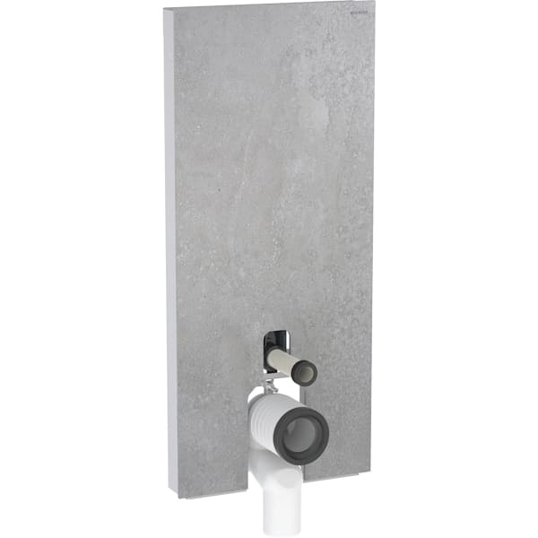 Geberit Monolith Sanitärmodul Für Stand-Wc, 114Cm, Wasseranschluss Hinten Mittig, Mit P-Anschlussbogen, 131.033.Jv.5