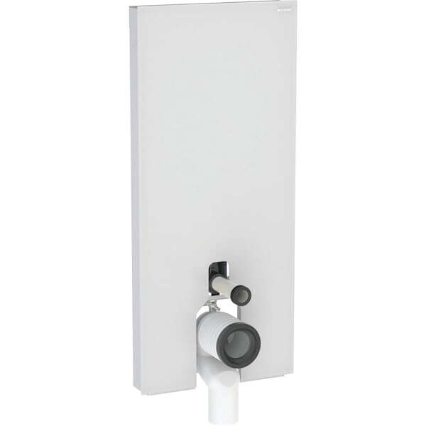 Geberit Monolith Sanitärmodul Für Stand-Wc, 114Cm, Wasseranschluss Hinten Mittig, Mit P-Anschlussbogen, 131.033.Td.5