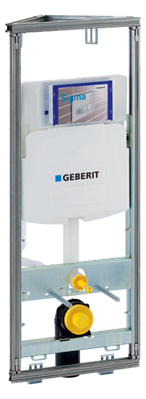 Geberit Gis Wand-Wc Element, 114 Cm, Sigma Up-Spülkasten 12Cm, Ecklösung, 461.303.00.5