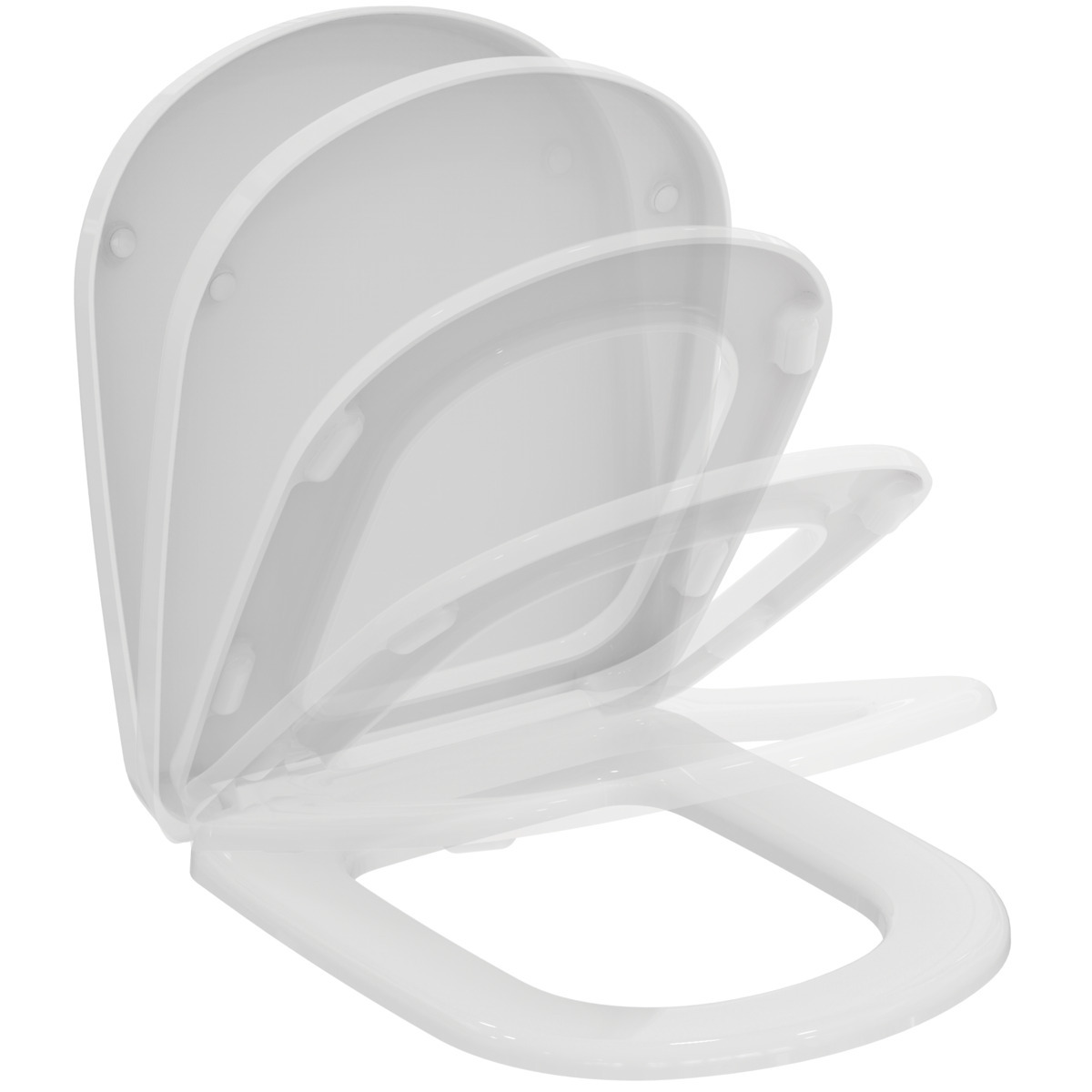 Ideal Standard Eurovit Wc-Sitz, Wrapover, Softclose, Weiß, T679301