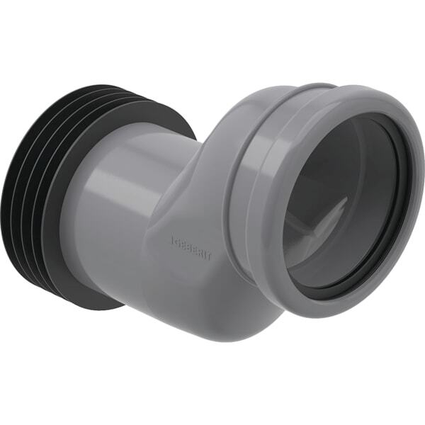 Geberit Grau Monolith Anschlussstutzen Für Wand-Wc, Mit Anschlusstutzen 5Cm Etagiert, 388.352.29.1
