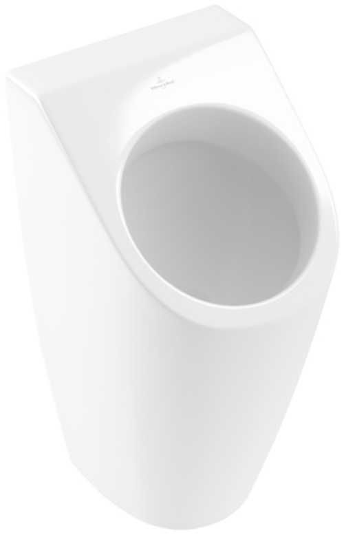 Villeroy & Boch Weiss Architectura Absaug-Urinal, Oval, Ablauf Verdeckt, 325X680x355mm, 55860001