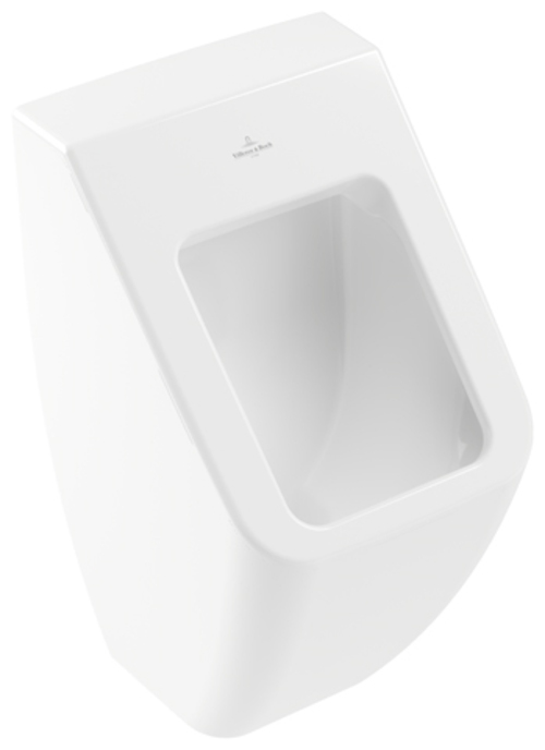 Villeroy & Boch Venticello Absaug-Urinal, Directflush Spülrandlos, Wandhängend, Ohne Deckel, 285X545x315mm, 5504R0r1