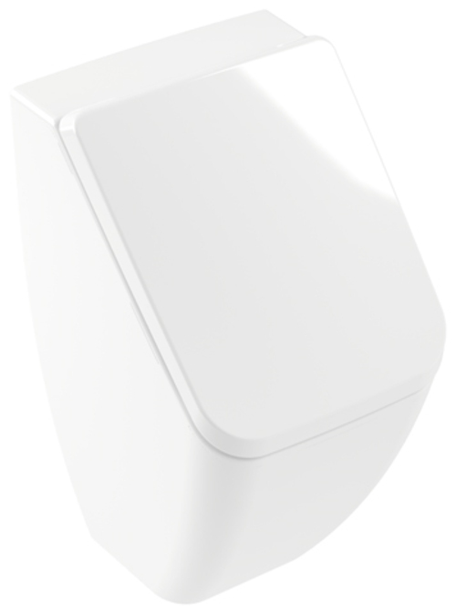 Villeroy & Boch Venticello Absaug-Urinal, Directflush Spülrandlos, Wandhängend, Für Deckel, 285X545x315mm, 5504R101