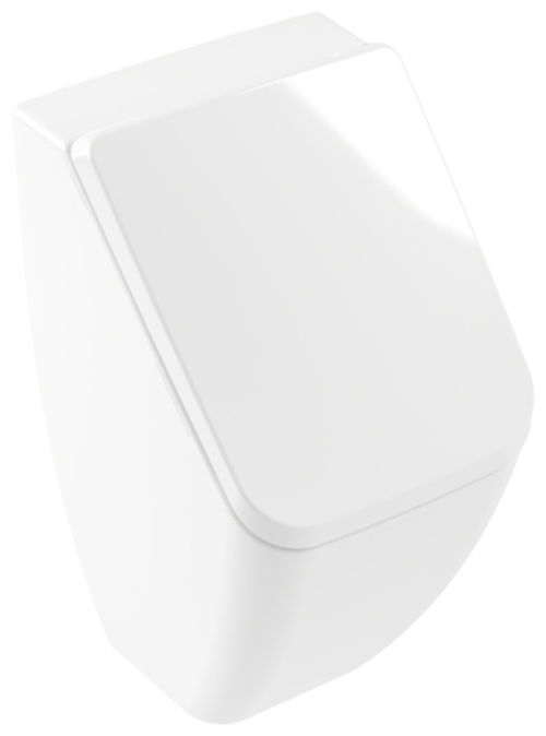 Villeroy & Boch Venticello Absaug-Urinal, Directflush Spülrandlos, Wandhängend, Für Deckel, 285X545x315mm, 5504R1r1