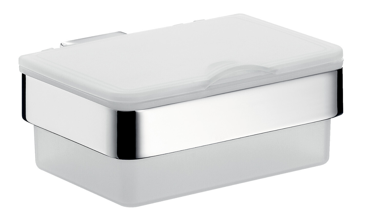 Emco Loft Feuchttücher-Box, Chrom/Weiß - 053900101 - Image 3