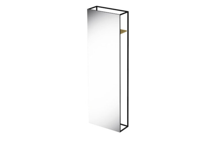 Bette Standspiegel Q050, 60x190cm, Rückwand Eiche Mocca, Q050-815FH813