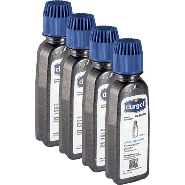 Geberit Aquaclean Entkalkungsmittel 4 Flaschen A 125 Ml, 147.047.00.1