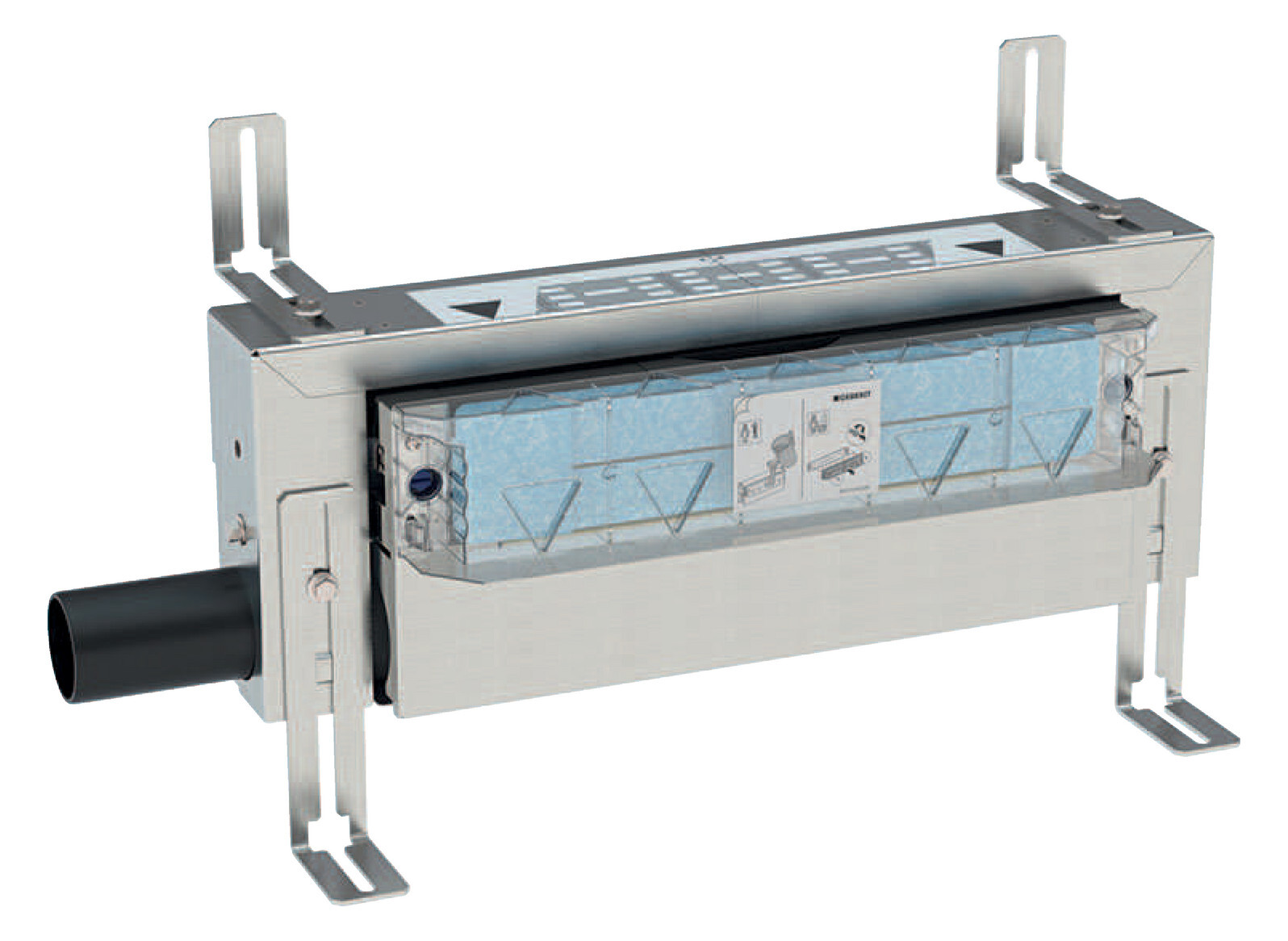 Geberit Kombifix Element Für Dusche, Mit Wandablauf, Für Estrichhöhe Am Einlauf 65-90 Mm, 457.536.00.1