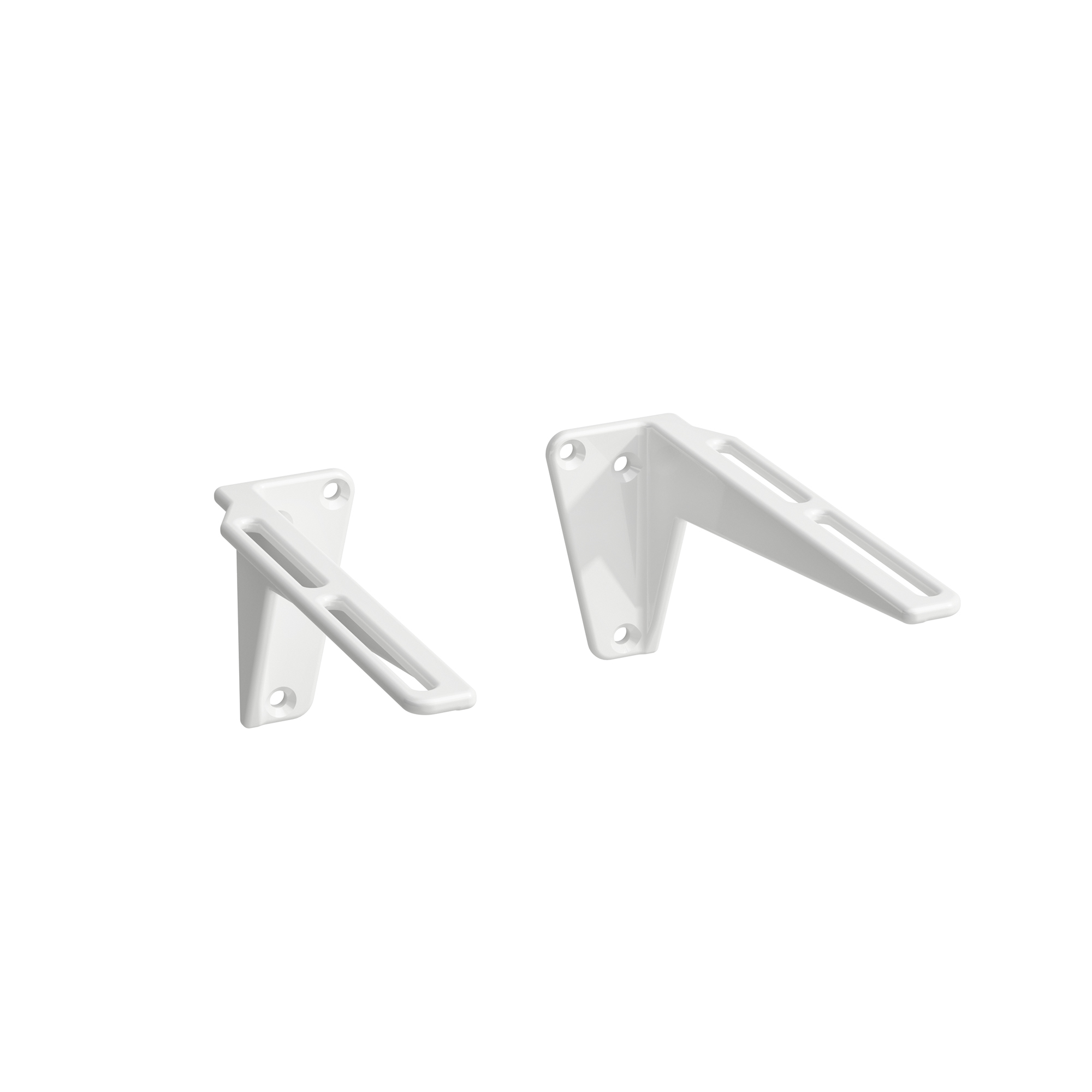 Laufen Weiss Sonar Winkelträger-Set Für Sonar Waschtisch-Schalen, Weiß, H8943400000001