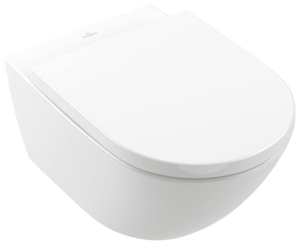 Villeroy & Boch Weiss Villeroy Und Boch Subway 3.0 Combi-Pack Wand-Wc Mit Wc-Sitz 4670Tsr1 Spülrandlos Twistflush, Weiß Ceramicplus - Image 3