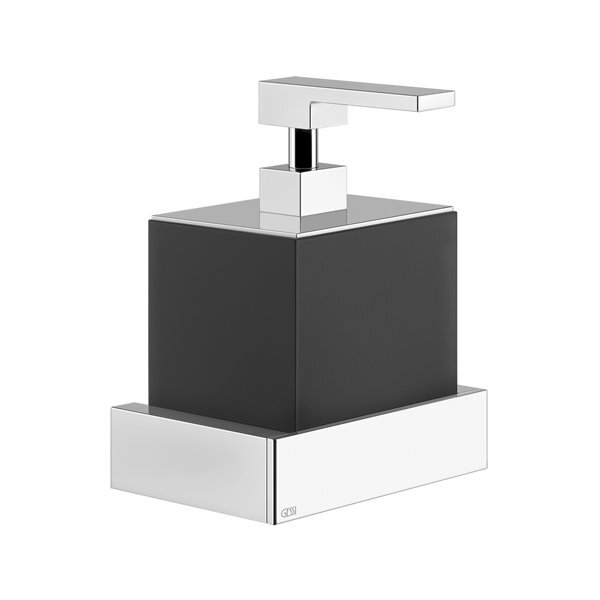 Gessi Schwarz Rettangolo Accessoires Seifenspender Zur Wandmontage, Behälter 20814710