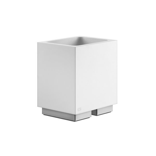 Gessi Weiss Rettangolo Accessoires Glashalter Standversion, Becher Weiß, 20831727