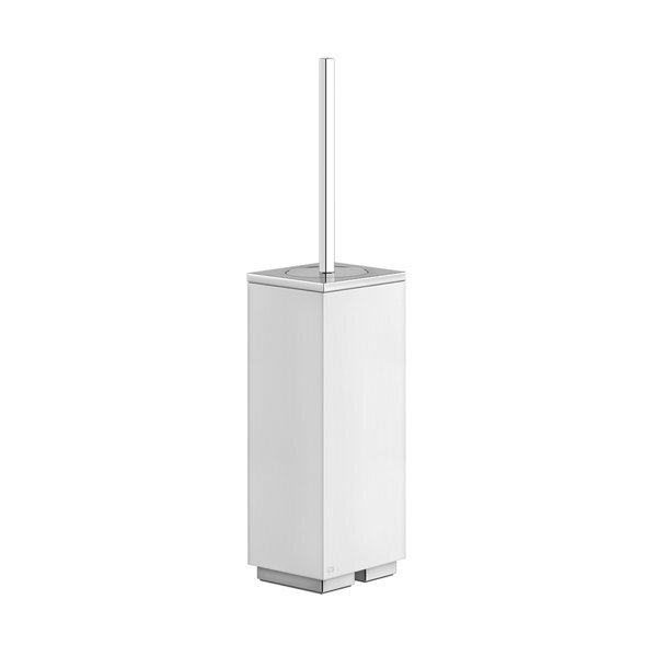 Gessi Weiss Rettangolo Accessoires Stand-Wc-Bürsterngarnitur, Behälter Weiß, 20843726