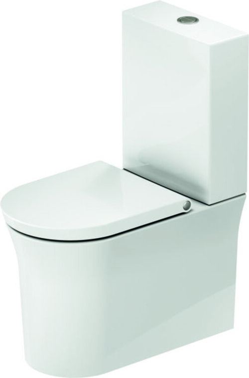White Tulip Stand WC für Kombination, rimless, Abgang waagerecht, 650 mm, 9, 2197000001