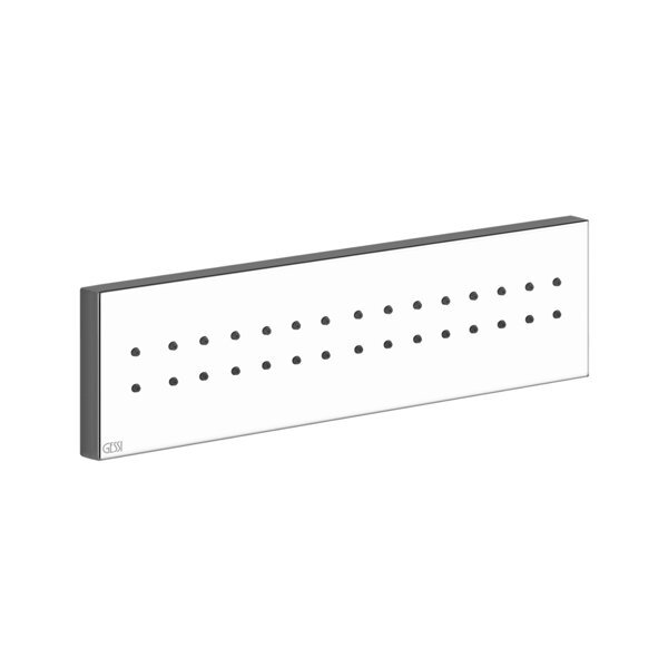 Gessi Rettangolo Feste Seitenbrause 1/2, Breite 240 Mm, Mit Zusätzlicher Befestigung, 32975299
