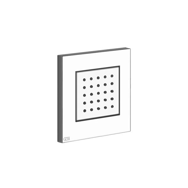 Gessi Rettangolo Fertigmontageset Für Unterputzmodell Seitenbrause Quadro, 32984735