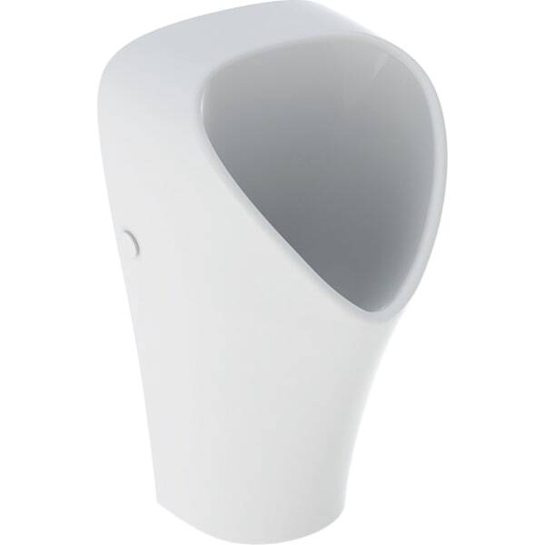 Geberit Weiss Urinal Narva, Ohne Zulauf, Abgang Nach Hinten, Rimfree, Wasserlos, Weiß/ Keratect, 501.657.00.8