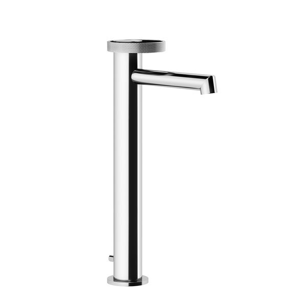 Gessi Anello, Waschtisch-Einhebelmischer, Hohe Version, Mit Ablaufgarnitur, Ausladung 128Mm, 63303031