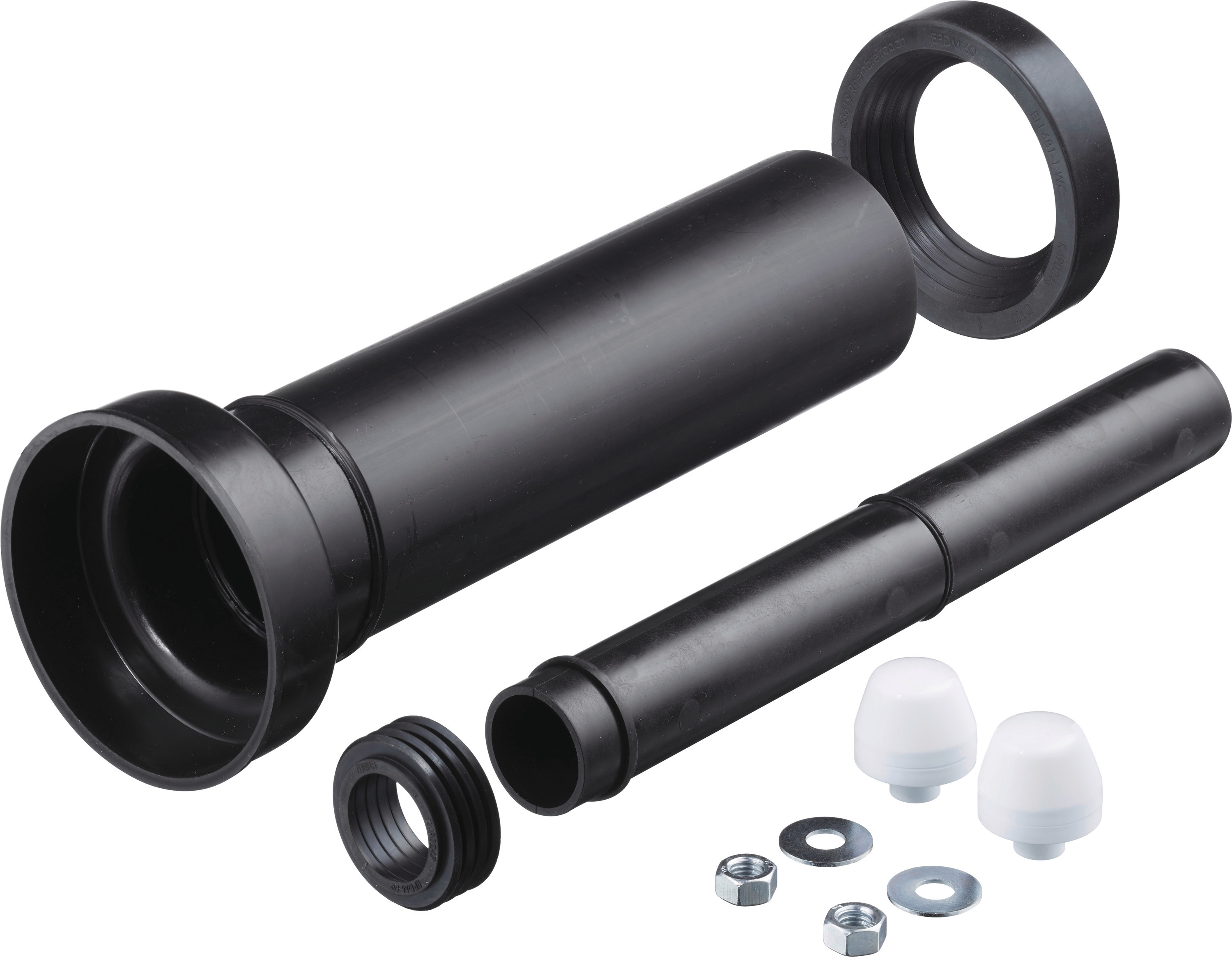 Duravit Durasystem Wandanschlussgarnitur Für Wc, Verlängert, 365 Mm, Wd6010000000