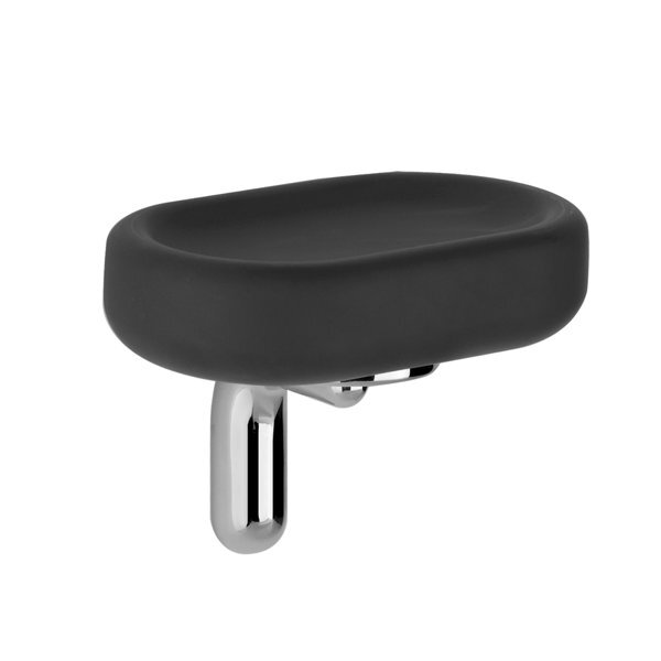 Gessi Schwarz Goccia Seifenhalter Zur Wandmontage, Schale Aus Gres, 38002713