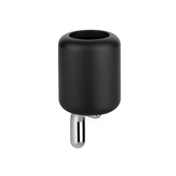 Gessi Schwarz Goccia Wand-Glashalter, Becher Aus Gres, 38008713
