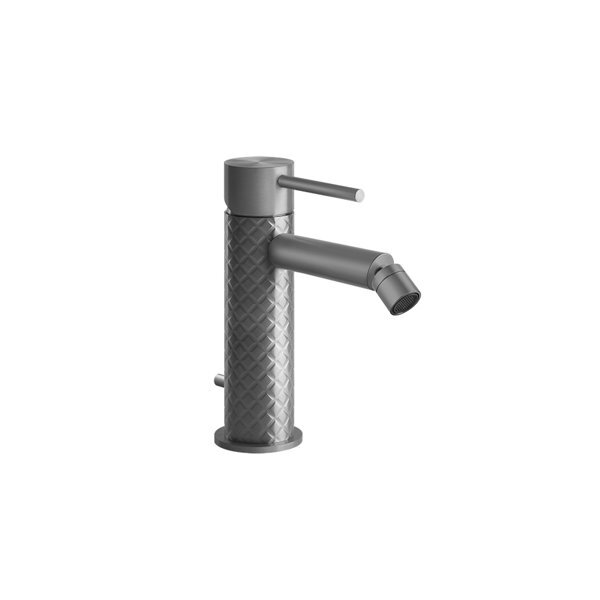 Gessi Gessi316 Intreccio Bidet-Einhebelmischer, Perlator Mit Kugelgelenk, Mit Ablaufgarnitur 1 1/4, Ausladung 119 Mm, 54107299