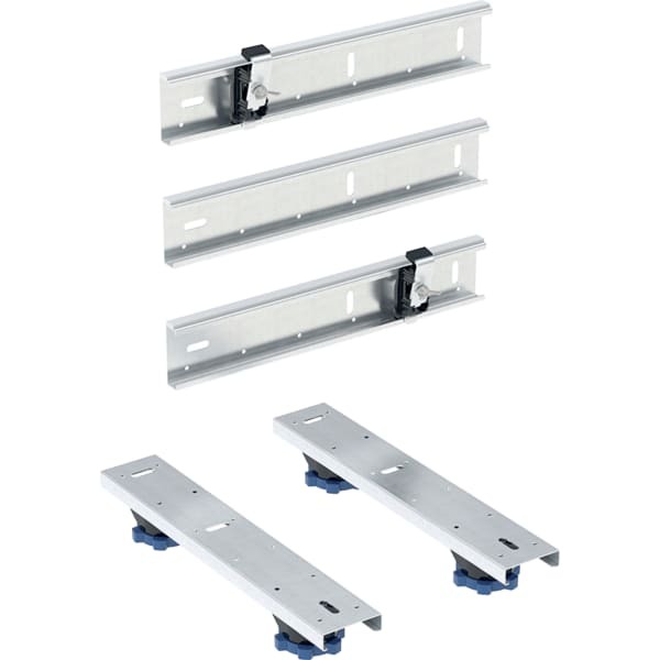 Geberit Set Füße und Traversen für Duschwanne aus Sanitärcryl, Füße höhenverstellbar 6-12 cm, 550.950.00.1