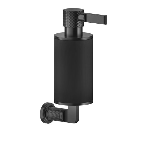 Gessi Schwarz Inciso Seifenspender Zur Wandmontage, Behälter Matt, 58514735