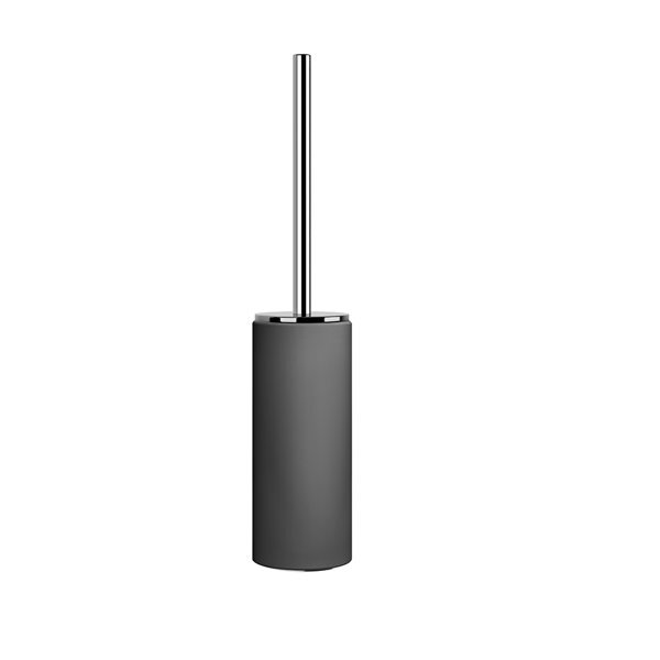 Gessi Schwarz Anello Toilettenbürstengarnitur, Standmodell, Behälter Matt, 63744735