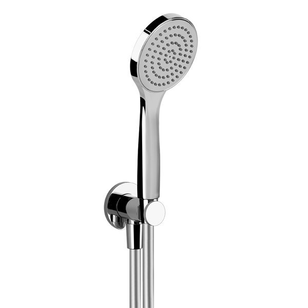 Gessi Versilbert Emporio Brause-Set Inklusive Wandanschlussbogen Chrom - Bild 2