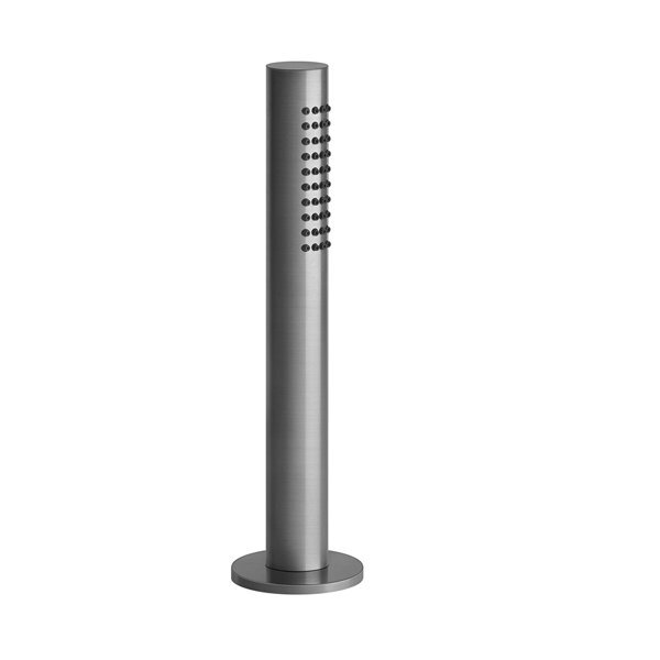 Gessi 316 Brauseschlauchdurchführung mit herausziehbarer Antikalk-Handbrause und Metall-Brauseschlauch, 54127727