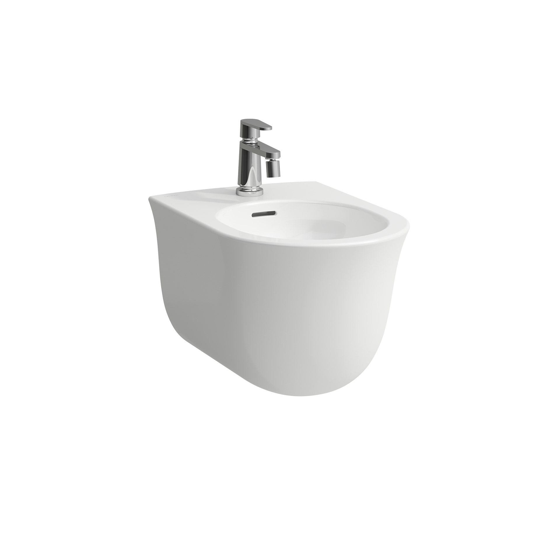 Laufen The New Classic Wandbidet, 1 Hahnloch, Mit Überlauf, Verdeckte Befestigung, H8308514003021