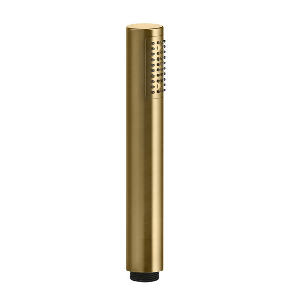 Gessi Rilievo Antikalk-Stab-Handbrause, Kunststoff-Version, D32 mm, 1-Strahlart, PVD-Farben in Metall-Ausführung, 14372727