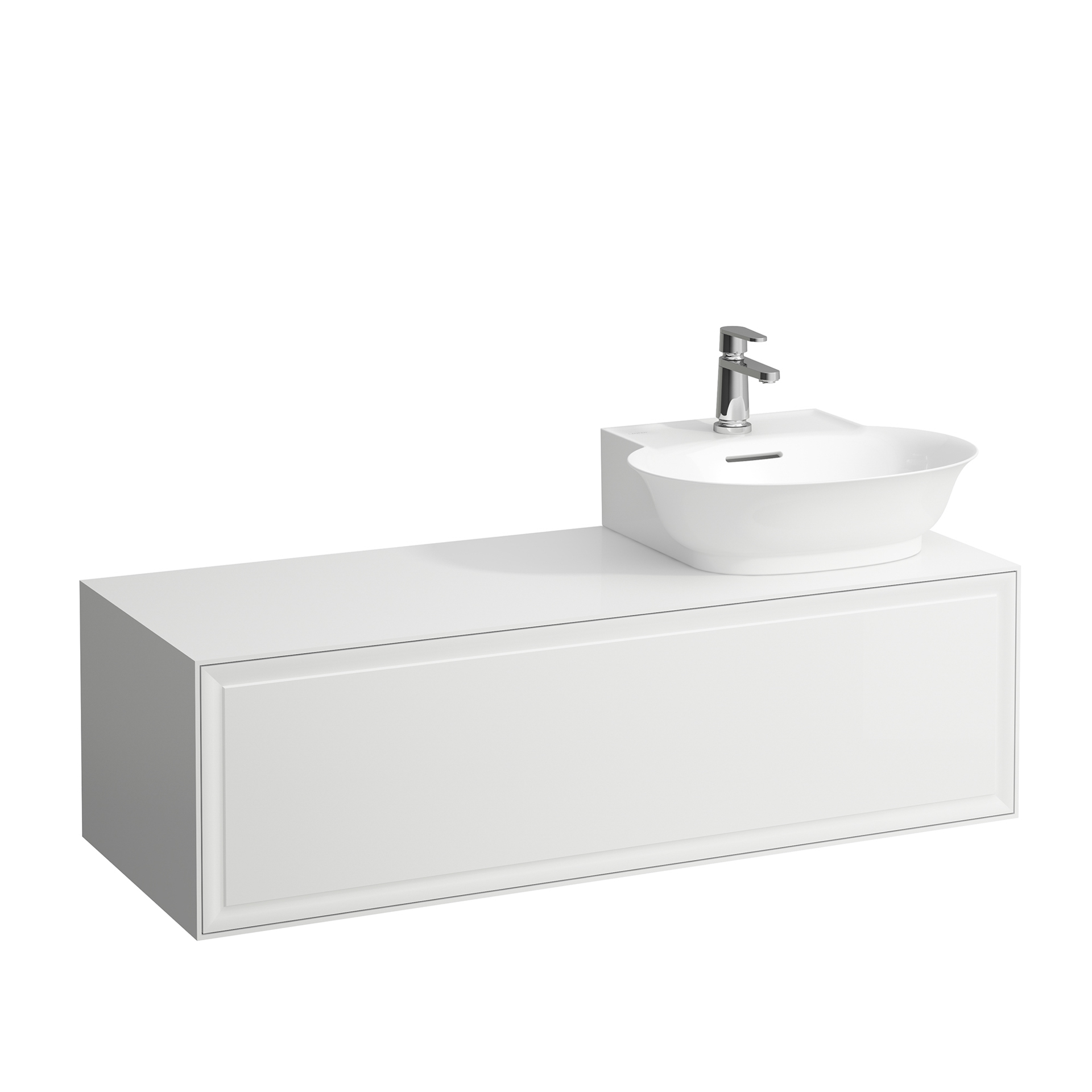 LAUFEN THE NEW CLASSIC Schubladenelement, Ausschnitt rechts, 1175x455x345mm, 1 Schublade, zu Aufsatz-Handwaschbecken H816852, H4060860856271