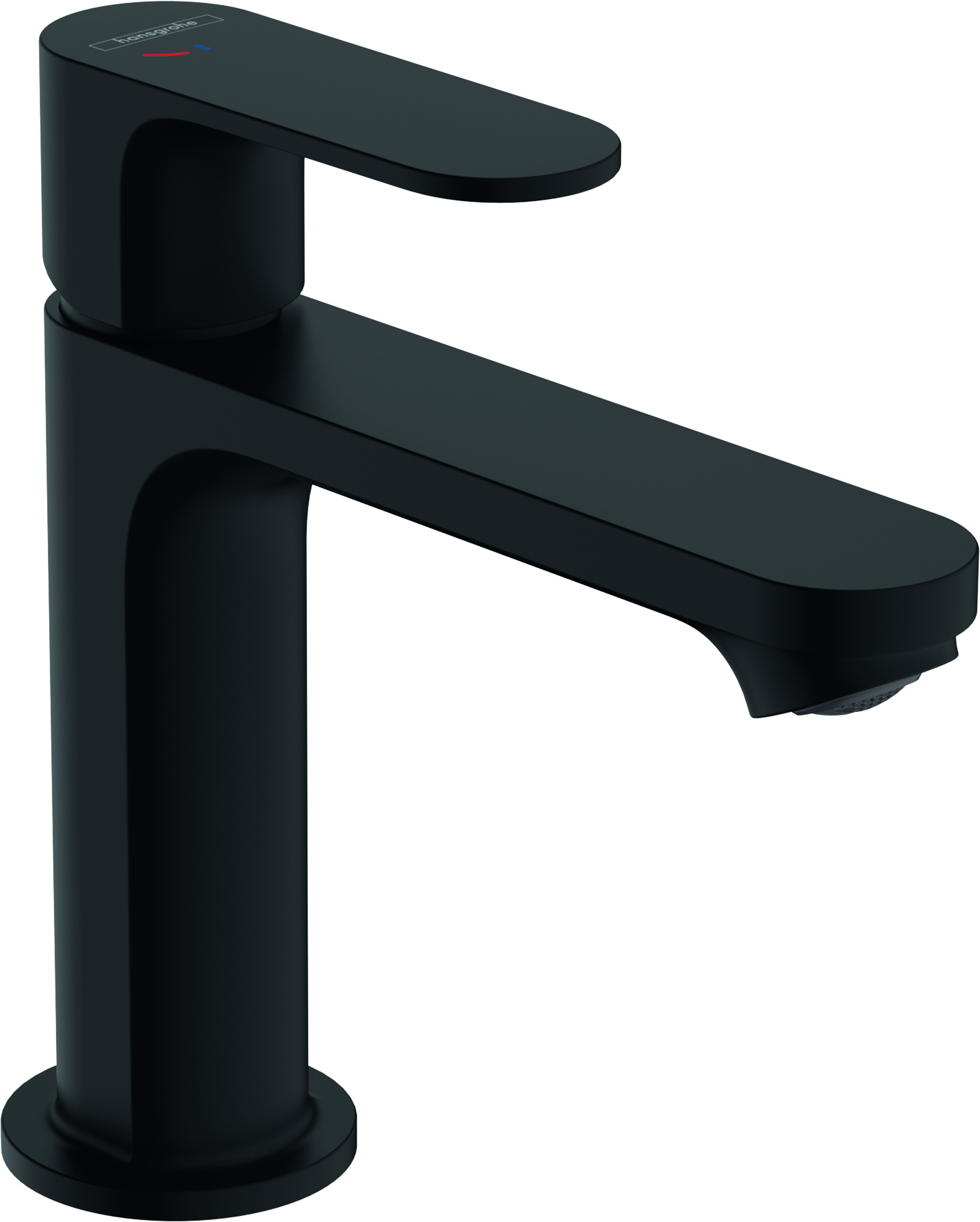 Hansgrohe Rebris S Einhebel-Waschtischarmatur, 110 CoolStart, mit Metall Zugstangen-Ablaufgarnitur, Ausladung 133 mm, 72527670