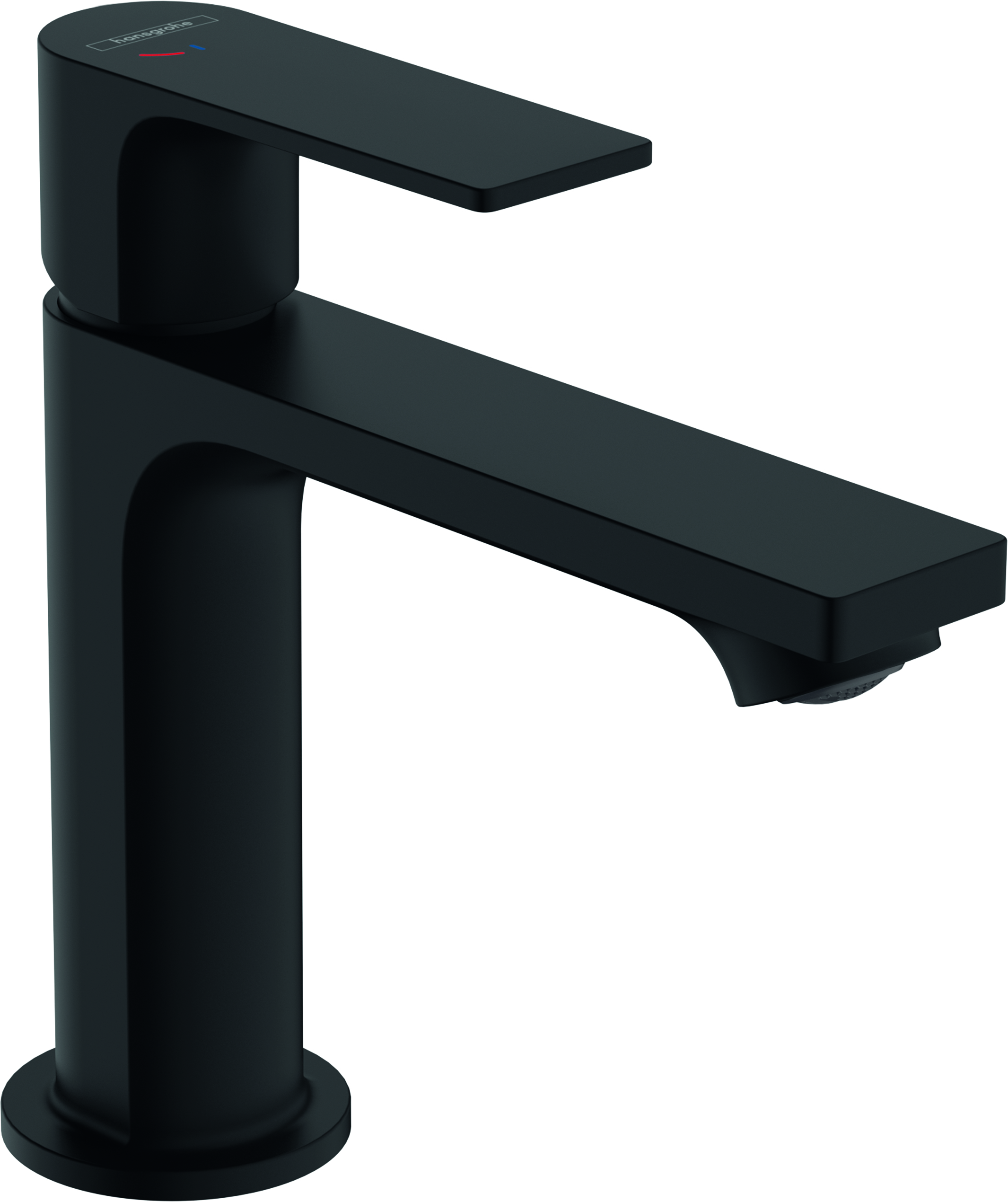 Hansgrohe Rebris E Einhebel-Waschtischarmatur, 110 CoolStart, mit Metall Ablaufgarnitur, Ausladung 133 mm, 72551670