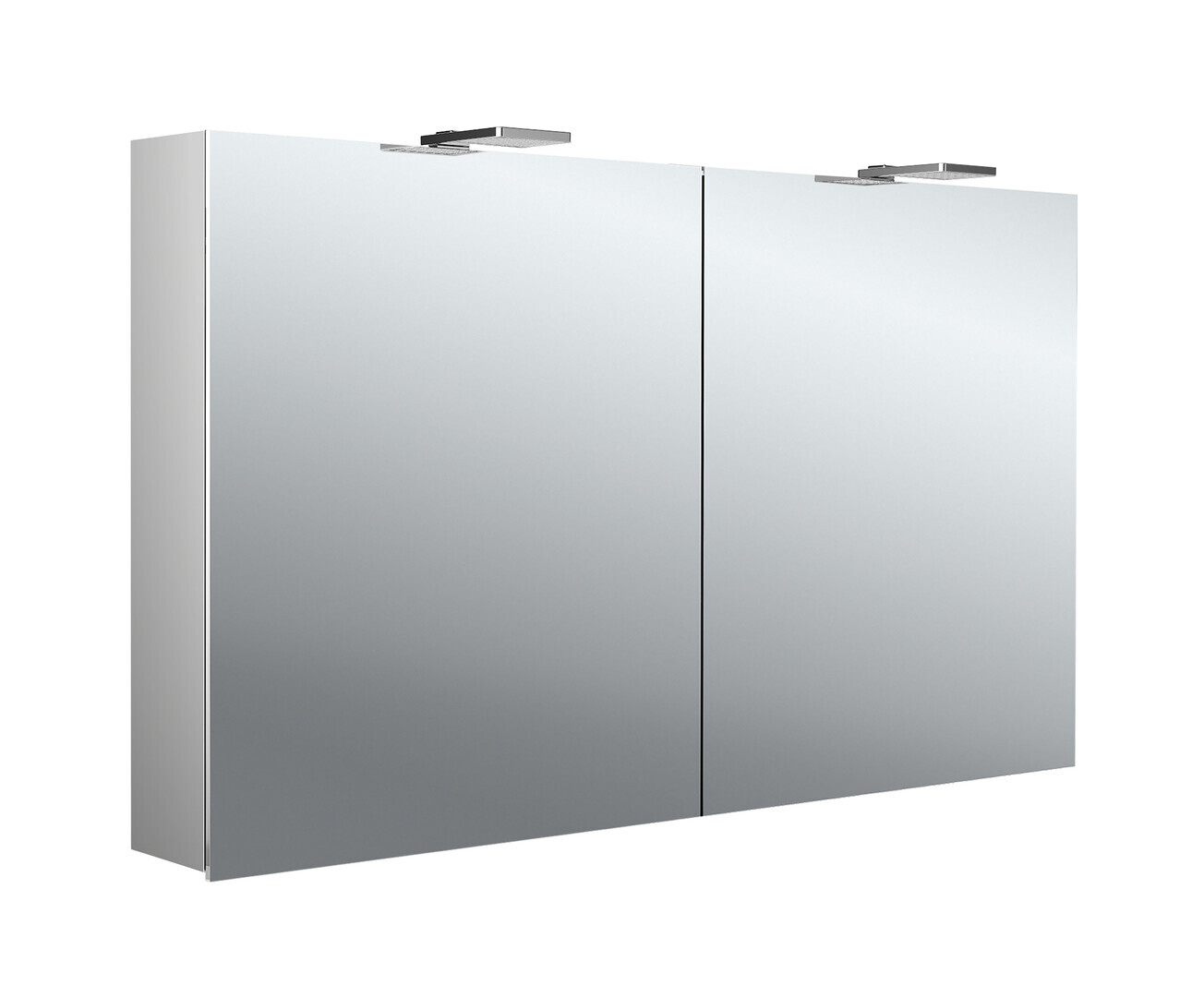 emco pure 2 Style LED Lichtspiegelschrank mit Aufsatzstrahlern, 2 Türen, 1200x711x153mm, 979705305