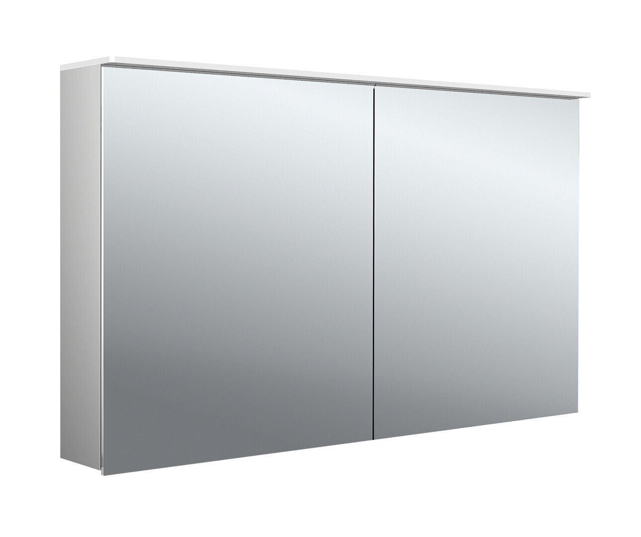 emco pure 2 Design LED Lichtspiegelschrank mit Lichtsegel, 2 Türen, 1200x711x153mm, 979705405