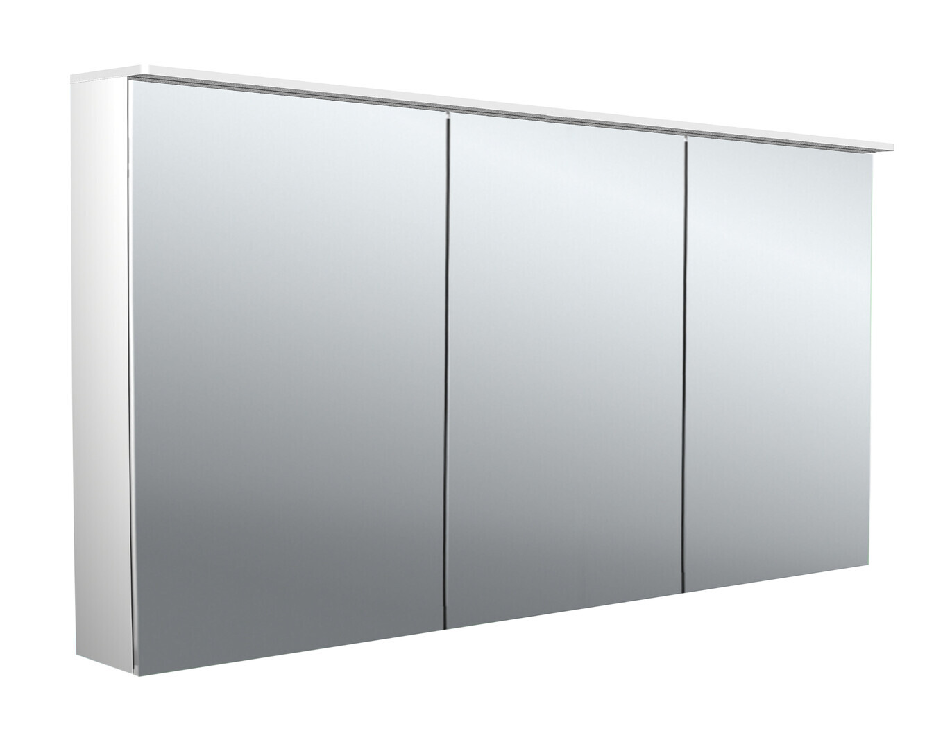 emco pure 2 Design LED Lichtspiegelschrank mit Lichtsegel, 3 Türen, 1400x711x153mm, 979705406