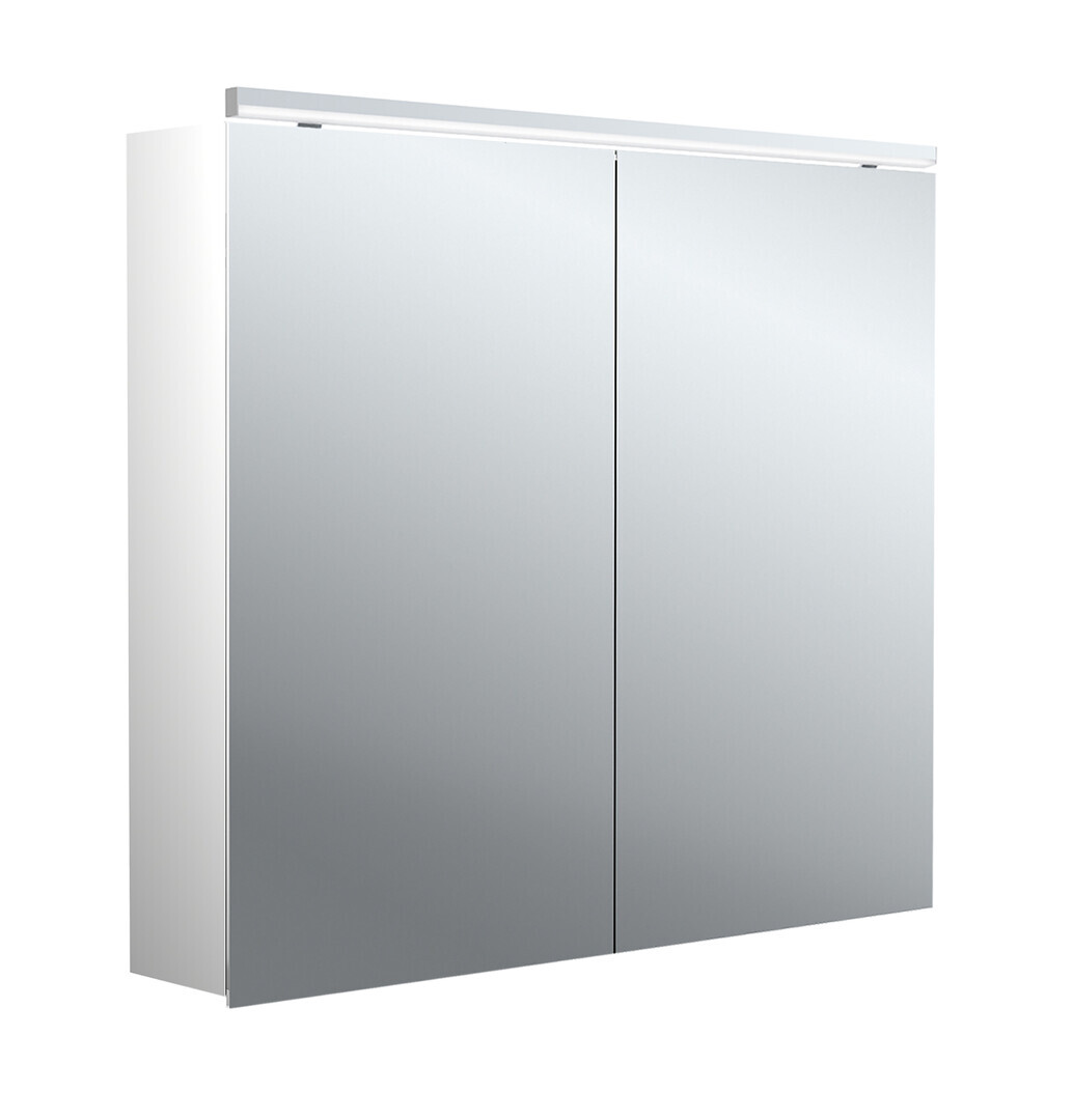emco pure 2 Classic LED Lichtspiegelschrank mit Aufsatzleuchte, 2 Türen, 800x711x153mm, 979705503
