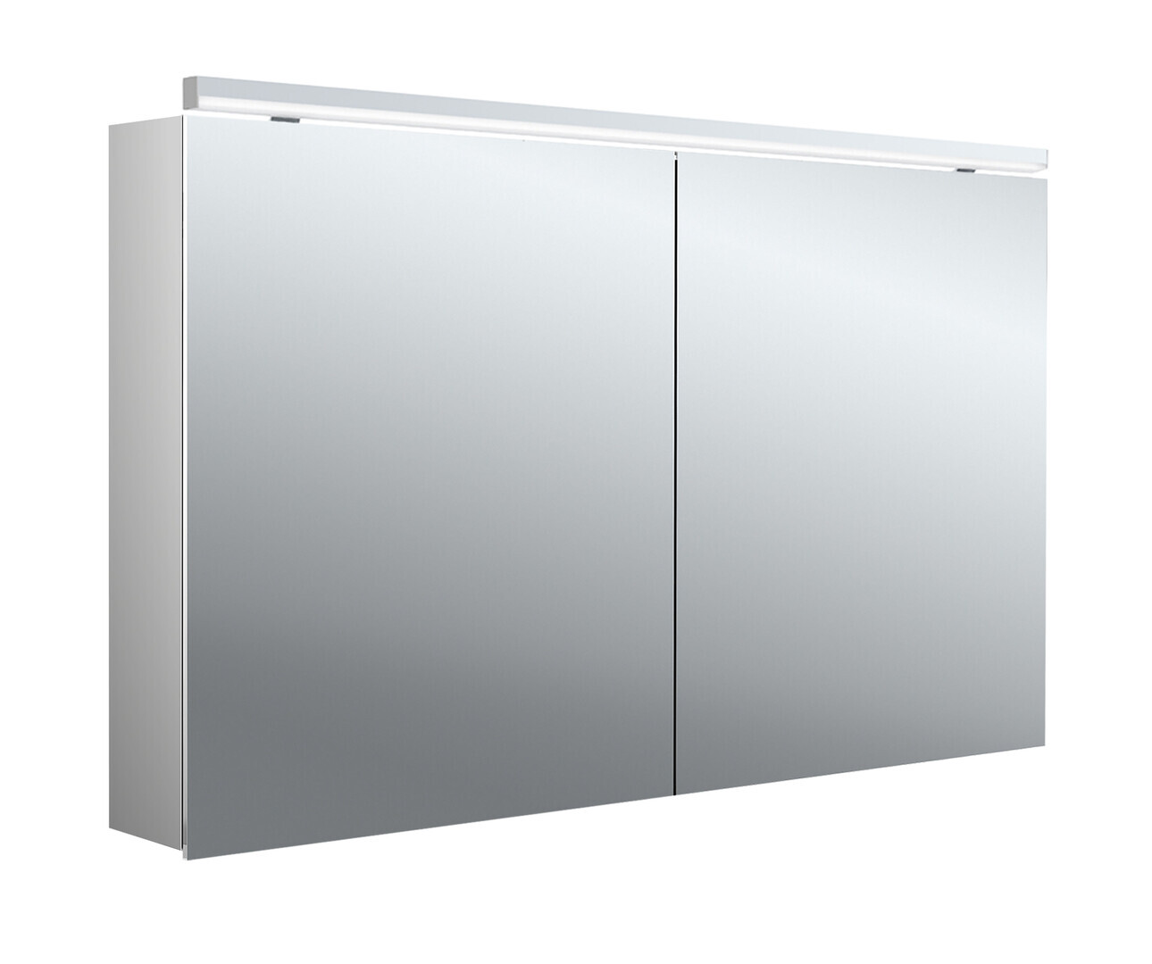 emco pure 2 Classic LED Lichtspiegelschrank mit Aufsatzleuchte, 2 Türen, 1200x711x153mm, 979705505