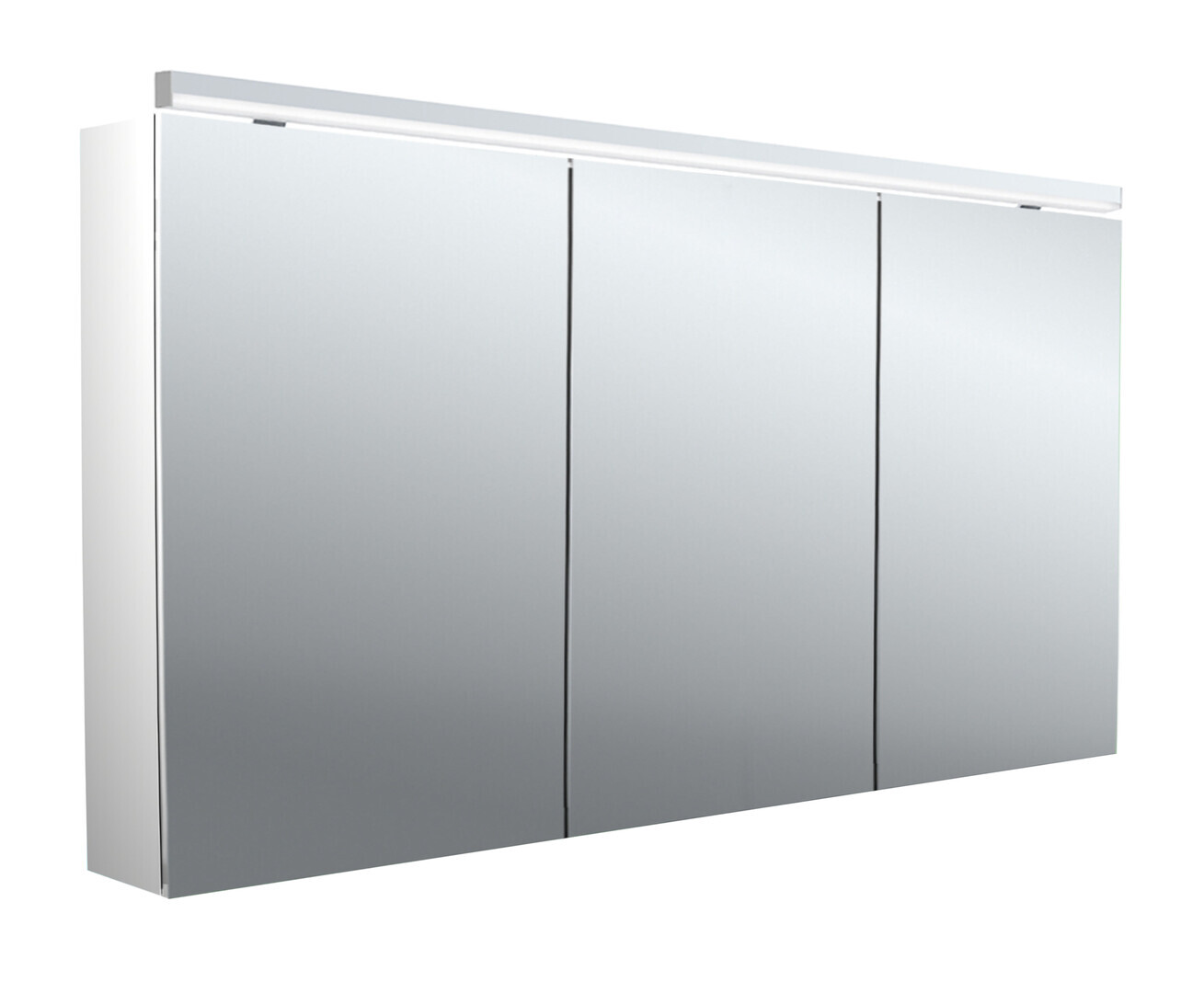 emco pure 2 Classic LED Lichtspiegelschrank mit Aufsatzleuchte, 3 Türen, 1400x711x153mm, 979705506